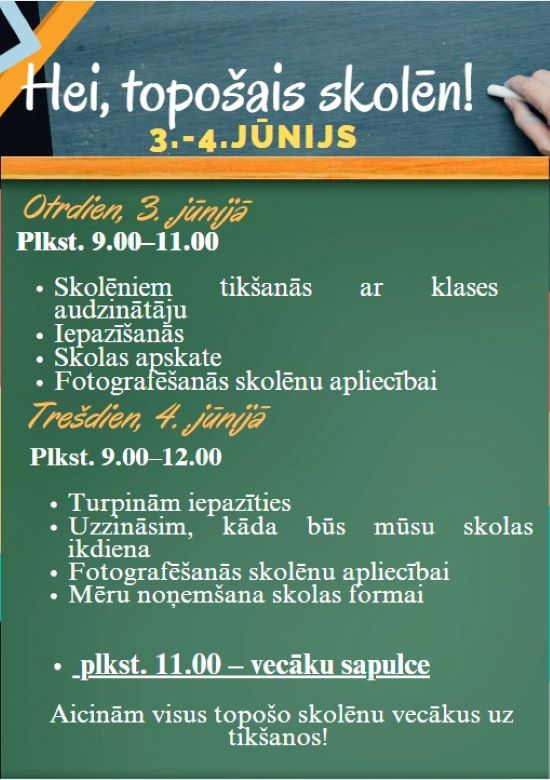 1. klases tikšanās 2025