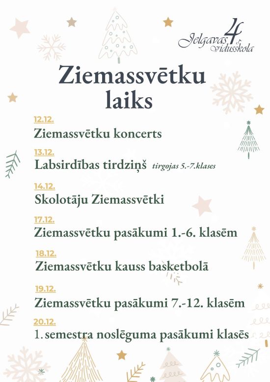 Ziemassvētku laiks skolā