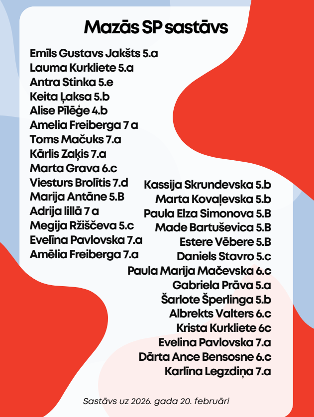 Mazās SP sastāvs